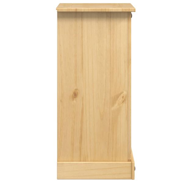 vidaXL Κομοδίνο Corona 53x39x84 εκ. από Μασίφ Ξύλο Πεύκου