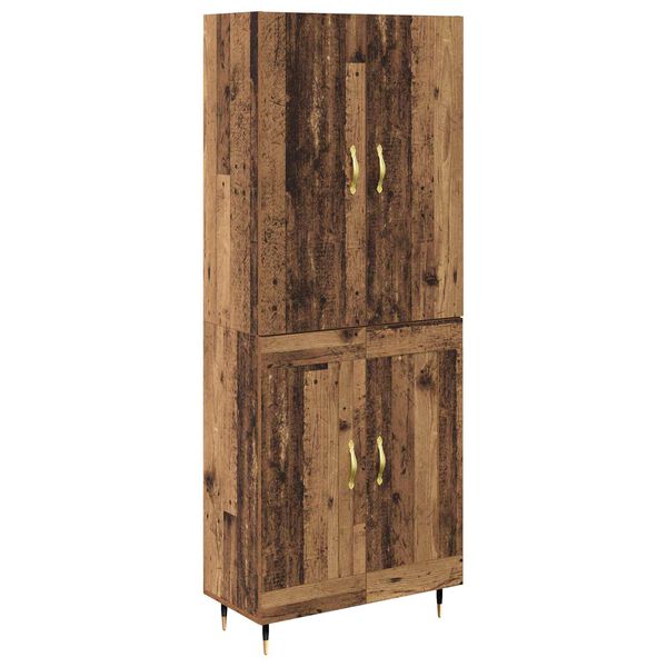 vidaXL Highboard &Pi;&alpha;&lambda;&iota;ό &Xi;ύ&lambda;&omicron; 69,5 x 34 x 180 &epsilon;&kappa;. &Epsilon;&pi;&epsilon;&xi;&epsilon;&rho;&gamma;&alpha;&sigma;&mu;έ&nu;&omicron; &xi;ύ&lambda;&omicron;