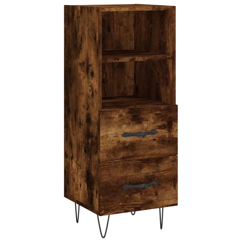 vidaXL Ντουλάπι Καπνιστή Δρυς 34,5 x 34 x 90 εκ. Επεξεργασμένο Ξύλο