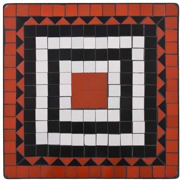 vidaXL &Sigma;&epsilon;&tau; Bistro &laquo;&Mu;&omega;&sigma;&alpha;ϊ&kappa;ό&raquo; 3 &tau;&epsilon;&mu;. &Tau;&epsilon;&rho;&alpha;&kappa;ό&tau;&alpha;/&Lambda;&epsilon;&upsilon;&kappa;ό &Kappa;&epsilon;&rho;&alpha;&mu;&iota;&kappa;ά &Pi;&lambda;&alpha;&kappa;ί&delta;&iota;&alpha;