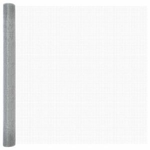 vidaXL Συγκολλητός φράχτης από σύρμα Ασημί 1.6 x 25 m Ατσάλι