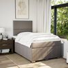 vidaXL &Kappa;&rho;&epsilon;&beta;ά&tau;&iota; Boxspring &mu;&epsilon; &Sigma;&tau;&rho;ώ&mu;&alpha; Taupe 120x190 &epsilon;&kappa;. &Upsilon;&phi;&alpha;&sigma;&mu;ά&tau;&iota;&nu;&omicron;