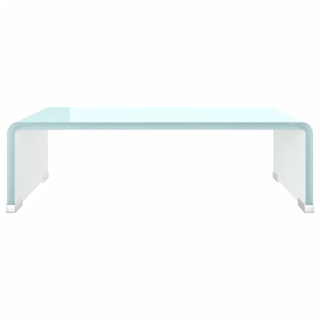 vidaXL Βάση Τηλεόρασης/Οθόνης Πράσινη 40 x 25 x 11 εκ. Γυάλινη