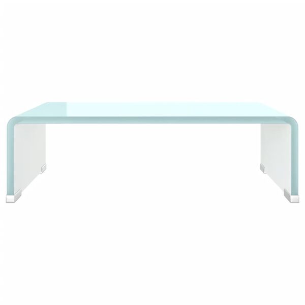 vidaXL Βάση Τηλεόρασης/Οθόνης Πράσινη 40 x 25 x 11 εκ. Γυάλινη