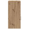 vidaXL Πλαϊνό γραφείο με συρτάρι artisan δρυς 38 x 34,5 x 75 εκ
