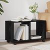 vidaXL End Table Μαύρη Οξυά 72 x 33 x 42,5 εκ. Επεξεργασμένο ξύλο