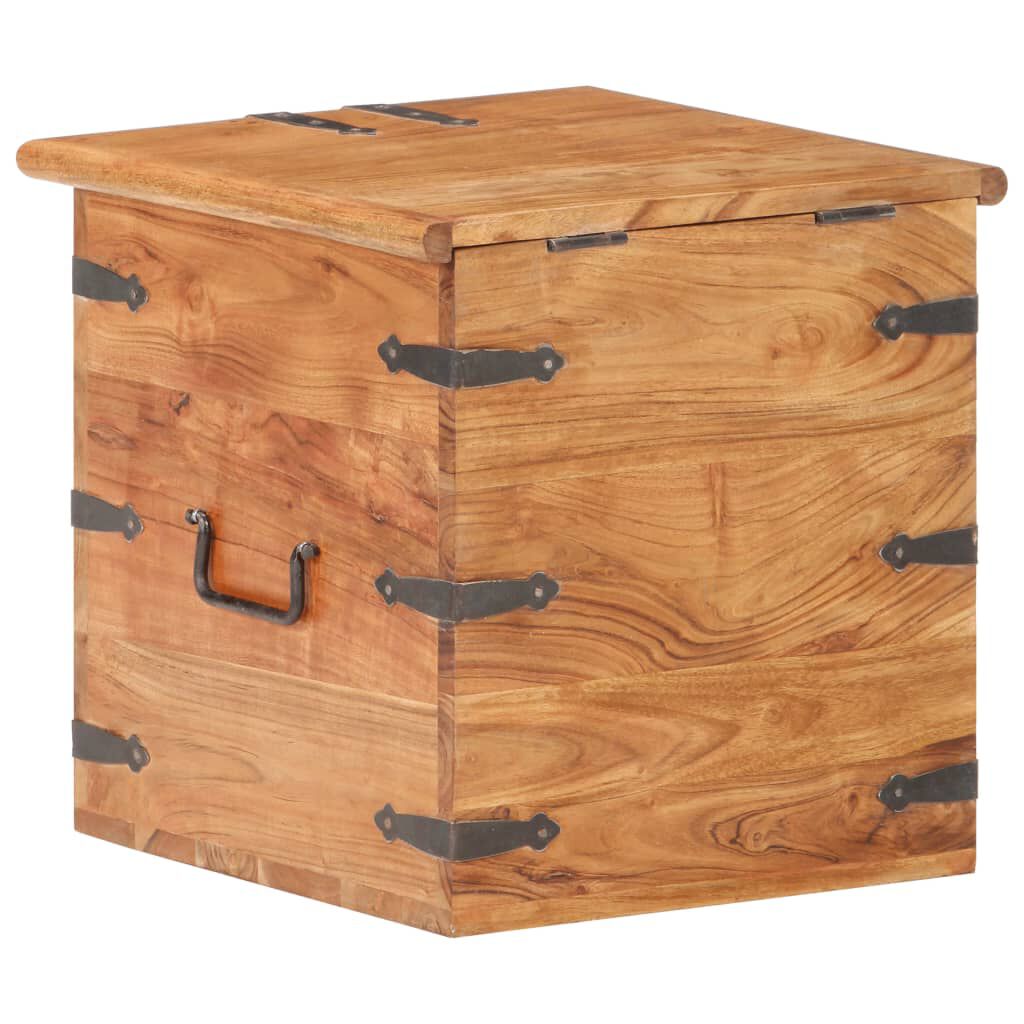 vidaXL Μπαούλο 40 x 40 x 40 εκ. από Μασίφ Ξύλο Ακακίας
