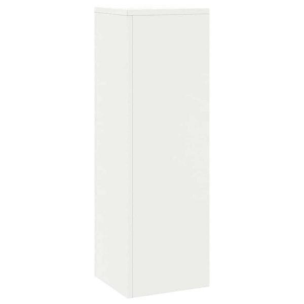 vidaXL Στήριξη φυτών 2 pcs Λευκό 24 x 24 x 75 εκ. Ατσάλι