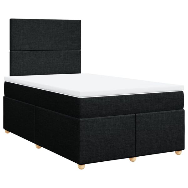 vidaXL &Kappa;&rho;&epsilon;&beta;ά&tau;&iota; Boxspring &mu;&epsilon; &Sigma;&tau;&rho;ώ&mu;&alpha; &Mu;&alpha;ύ&rho;&omicron; 120x200 &epsilon;&kappa;. &Upsilon;&phi;&alpha;&sigma;&mu;ά&tau;&iota;&nu;&omicron;