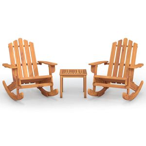vidaXL &Sigma;&alpha;&lambda;ό&nu;&iota; &Kappa;ή&pi;&omicron;&upsilon; Adirondack &Sigma;&epsilon;&tau; 3 &Tau;&epsilon;&mu;&alpha;&chi;ί&omega;&nu; &alpha;&pi;ό &Mu;&alpha;&sigma;ί&phi; &Xi;ύ&lambda;&omicron; &Alpha;&kappa;&alpha;&kappa;ί&alpha;&sigmaf;