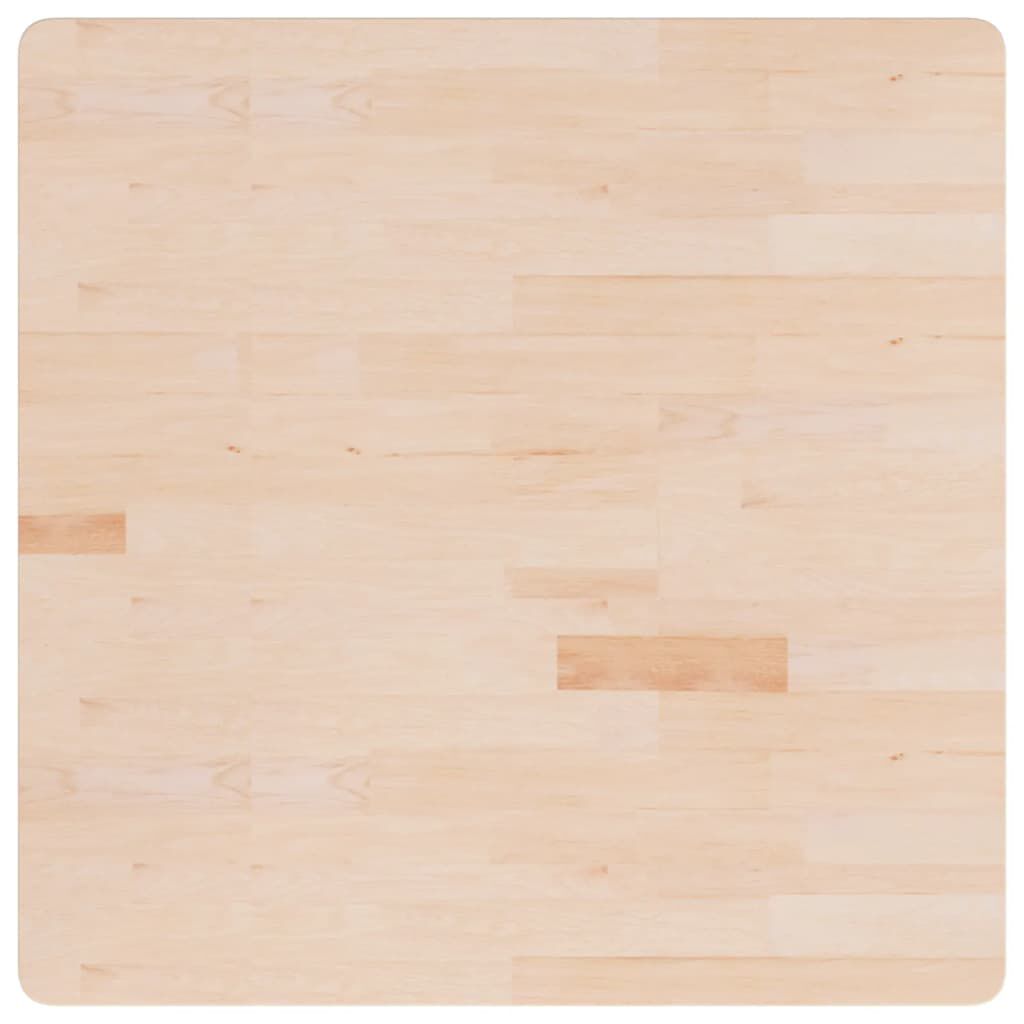 vidaXL Επιφάνεια Τραπεζιού Τετράγωνη 90x90x4 εκ. Μασίφ Ξύλο Δρυς