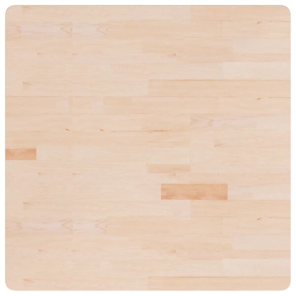 vidaXL Επιφάνεια Τραπεζιού Τετράγωνη 90x90x4 εκ. Μασίφ Ξύλο Δρυς