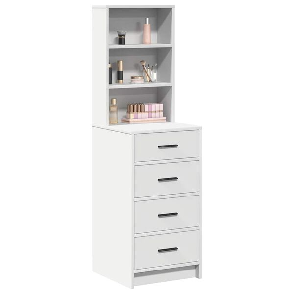 vidaXL Highboard &mu;&epsilon; &sigma;&upsilon;&rho;&tau;ά&rho;&iota; &Lambda;&epsilon;&upsilon;&kappa;ό 40 x 41 x 135 &epsilon;&kappa;. &Epsilon;&pi;&epsilon;&xi;&epsilon;&rho;&gamma;&alpha;&sigma;&mu;έ&nu;&omicron; &xi;ύ&lambda;&omicron;