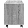 vidaXL Ντουλάπι Με Ροδάκια Γκρι Sonoma 72x33x42,5 εκ. Επεξεργ. Ξύλο