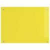 vidaXL Πίσω Πάνελ Κουζίνας 2 pcs Κίτρινο 80 x 60 cm σκληρυμένο γυαλί