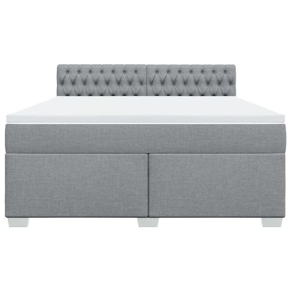 vidaXL &Kappa;&rho;&epsilon;&beta;ά&tau;&iota; Boxspring &mu;&epsilon; &Sigma;&tau;&rho;ώ&mu;&alpha; &Alpha;&nu;&omicron;&iota;&chi;&tau;ό &Gamma;&kappa;&rho;&iota; 180x200 &epsilon;&kappa;. &Upsilon;&phi;&alpha;&sigma;&mu;ά&tau;&iota;&nu;&omicron;