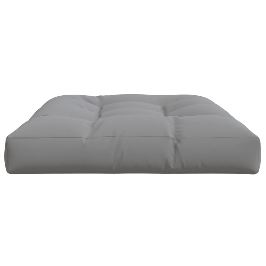 vidaXL Μαξιλάρι Παλέτας Γκρι 120 x 80 x 12 εκ. Υφασμάτινο