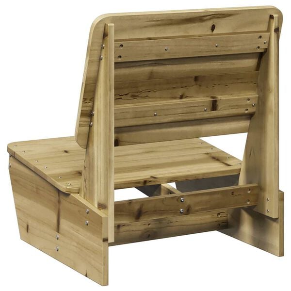Καρέκλα κήπου vidaXL 60x64x70,5 cm Εμποτισμένο ξύλο πεύκο
