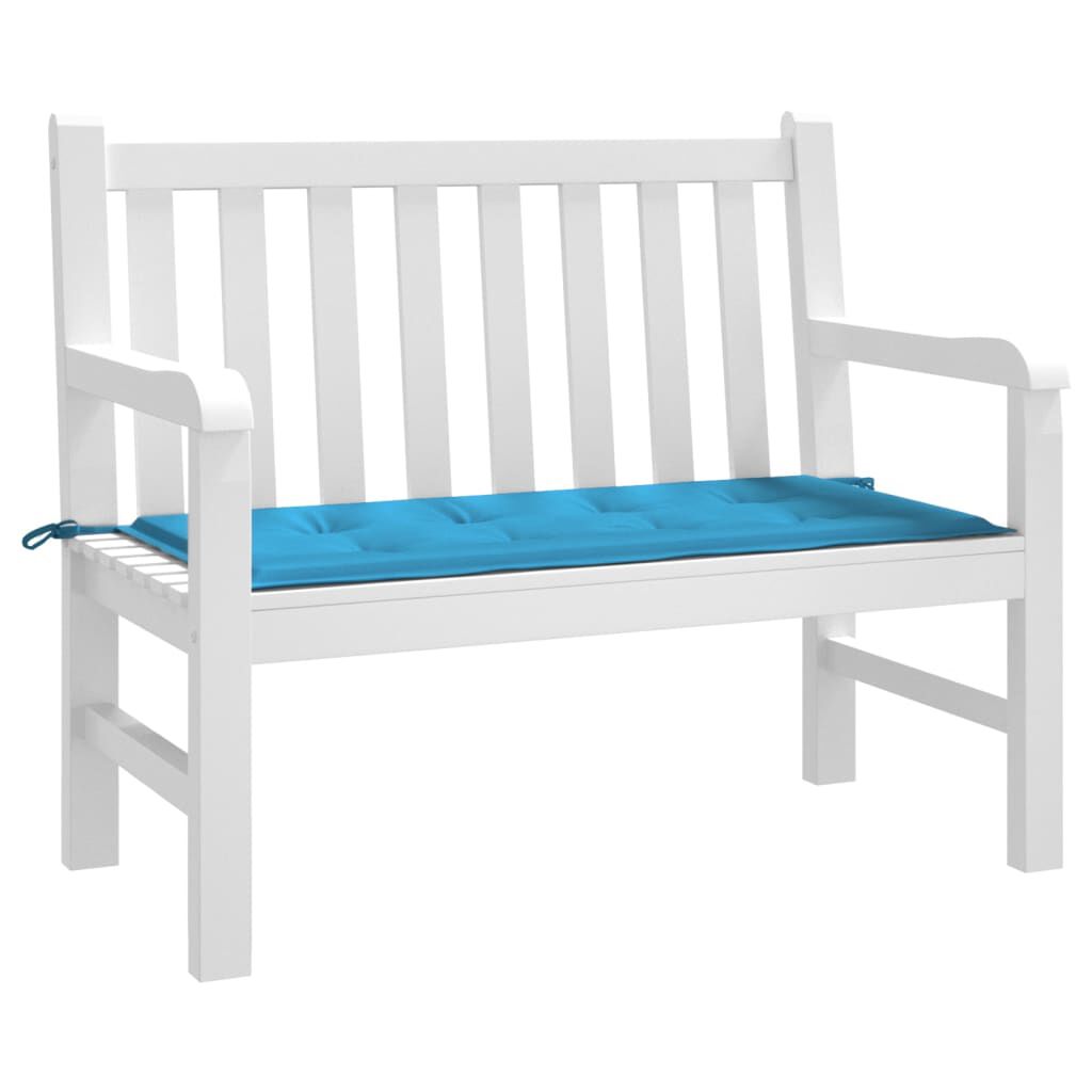 vidaXL Μαξιλάρι Πάγκου Κήπου Μπλε 120x50x3 εκ. Ύφασμα Oxford
