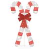 vidaXL &Chi;&rho;&iota;&sigma;&tau;&omicron;&upsilon;&gamma;&epsilon;&nu;&nu;&iota;ά&tau;&iota;&kappa;&eta; &Delta;&iota;&alpha;&kappa;ό&sigma;&mu;&eta;&sigma;&eta; Candy Cane 50 LED &Zeta;&epsilon;&sigma;&tau;ό &Lambda;&epsilon;&upsilon;&kappa;ό