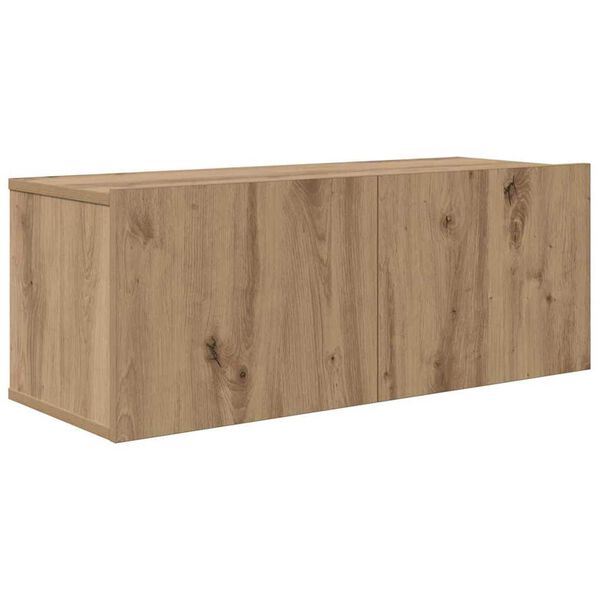 vidaXL Τηλεοπτική Κάβα Τοίχου 4 pcs artisan δρυς 200 x 30 x 30 cm