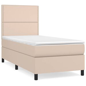 vidaXL &Kappa;&rho;&epsilon;&beta;ά&tau;&iota; Boxspring &mu;&epsilon; &Sigma;&tau;&rho;ώ&mu;&alpha; &Kappa;&alpha;&pi;&omicron;&upsilon;&tau;&sigma;ί&nu;&omicron; 90x200&epsilon;&kappa;.&alpha;&pi;ό &Sigma;&upsilon;&nu;&theta;. &Delta;έ&rho;&mu;&alpha;