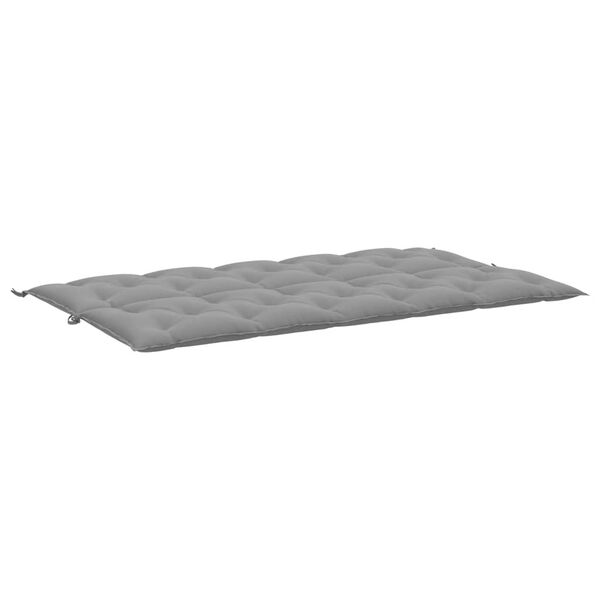 vidaXL Μαξιλάρι Πάγκου Κήπου Γκρι 180x(50+50)x7 εκ. Ύφασμα Oxford