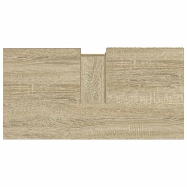 vidaXL Ντουλάπι Νιπτήρα Μπάνιου Sonoma Δρυς 65x33x60 εκ. Επεξ. Ξύλο