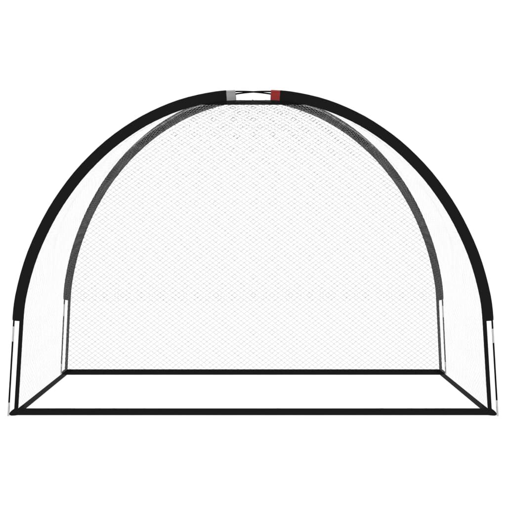 vidaXL Δίχτυ Εξάσκησης Γκολφ Μαύρο 300 x 150 x 210 εκ. από Πολυεστέρα