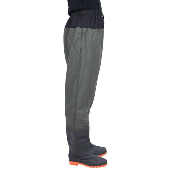 vidaXL Waist Waders με μπότες σκούρο πράσινο μέγεθος 42