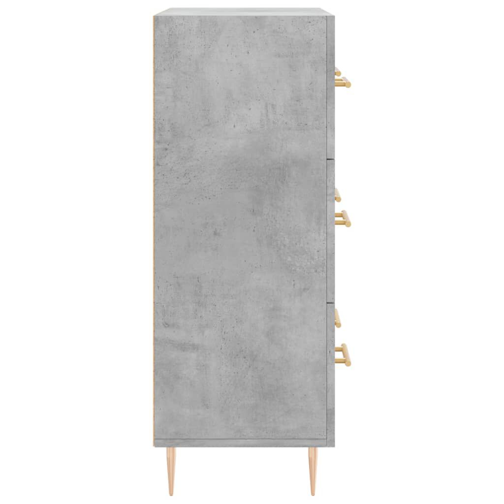 vidaXL Ντουλάπι Γκρι Σκυροδέματος 69,5x34x90 εκ. Επεξεργασμένο Ξύλο