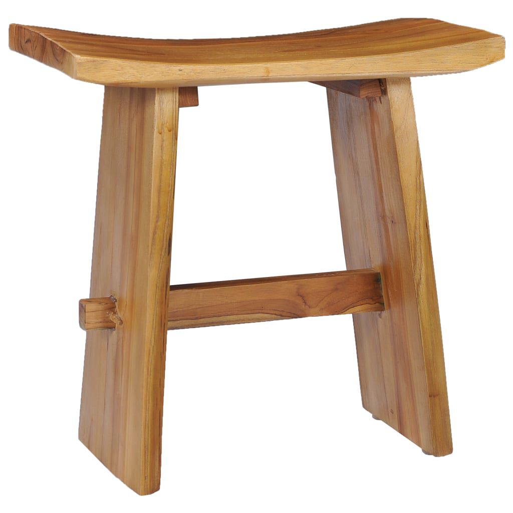vidaXL Σκαμπό από Μασίφ Ξύλο Teak