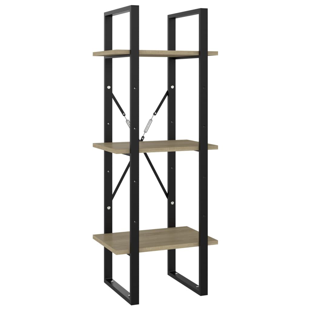 vidaXL Βιβλιοθήκη με 5 Ράφια Sonoma Δρυς 40 x 30 x 175 εκ. Επεξ. Ξύλο