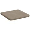 vidaXL Μαξιλάρια καθισμάτων 4 pcs Taupe 40 x 40 x 3 cm