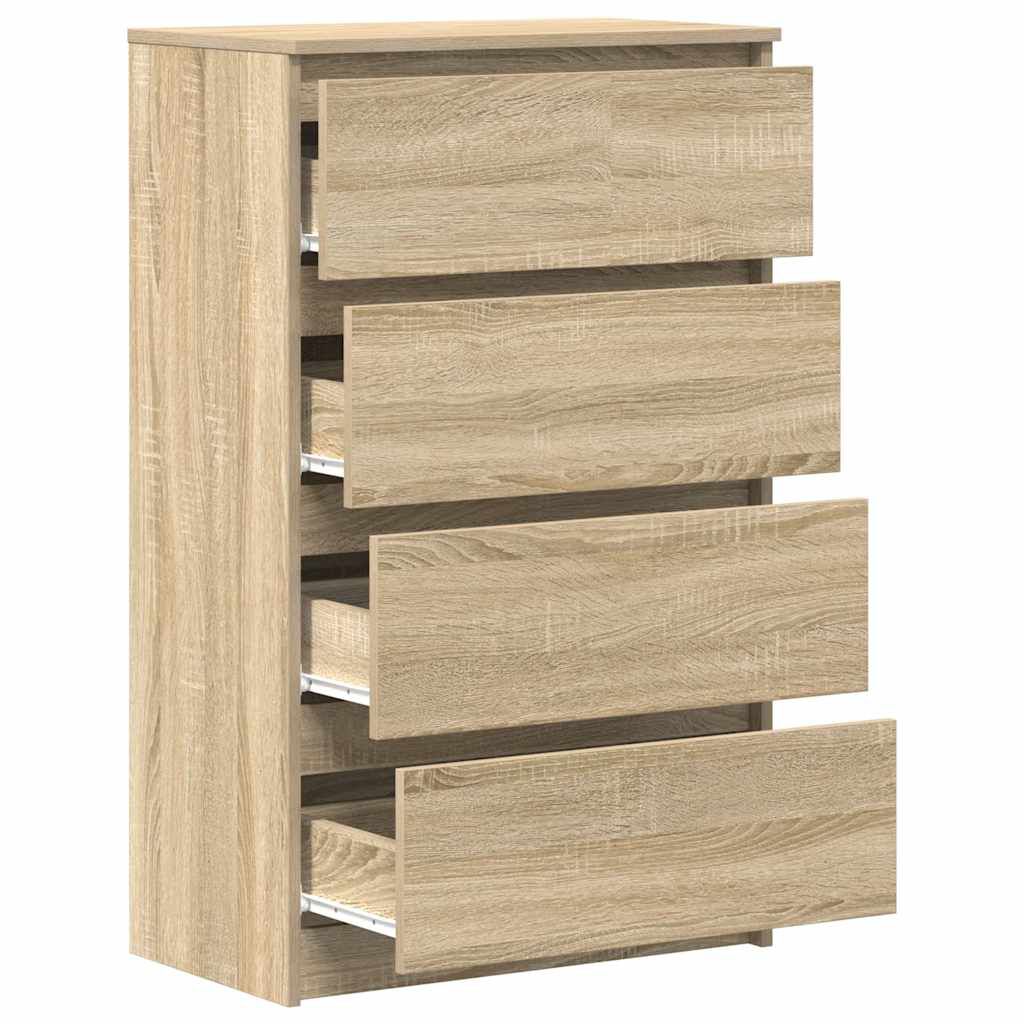 vidaXL Συρταριέρα Sonoma Δρυς 60 x 35 x 98,5 εκ. Επεξεργασμένο Ξύλο