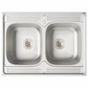 vidaXL Ντουλάπα Κουζίνας με πόρτα Kalmar 2 pcs Καφέ 80 x 46 x 81.5 εκ
