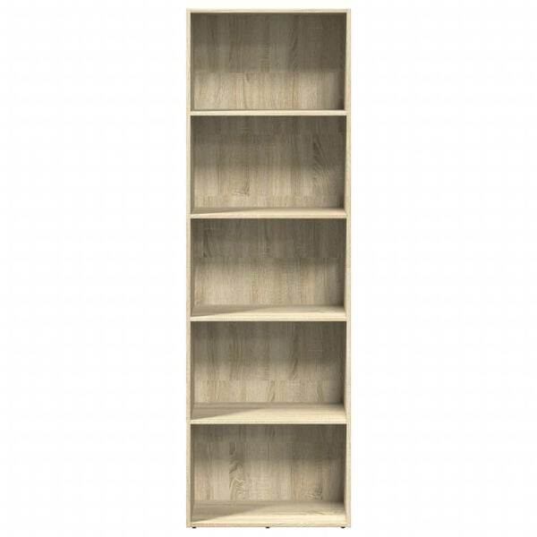 vidaXL Βιβλιοθήκη Sonoma Δρυς 60x30x189 εκ. από Επεξεργασμένο Ξύλο