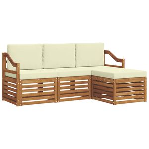 vidaXL &Sigma;&epsilon;&iota;&rho;ά &Kappa;&alpha;&nu;&alpha;&pi;έ &Epsilon;&xi;&omega;&tau;&epsilon;&rho;&iota;&kappa;&omicron;ύ &mu;&epsilon; &mu;&alpha;&xi;&iota;&lambda;ά&rho;&iota; 4 pcs &Phi;&upsilon;&sigma;&iota;&kappa;ό &kappa;&alpha;&iota; &Kappa;&rho;έ&mu;&alpha;