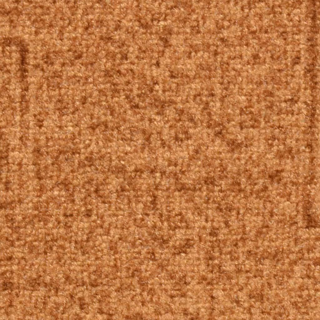 vidaXL Πατάκια Σκάλας Αυτοκόλλητα 10 τεμ. Μπεζ 65x21x4 εκ.