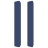 vidaXL Κρεβάτι Boxspring με Στρώμα Μπλε 140x200 εκ. Υφασμάτινο