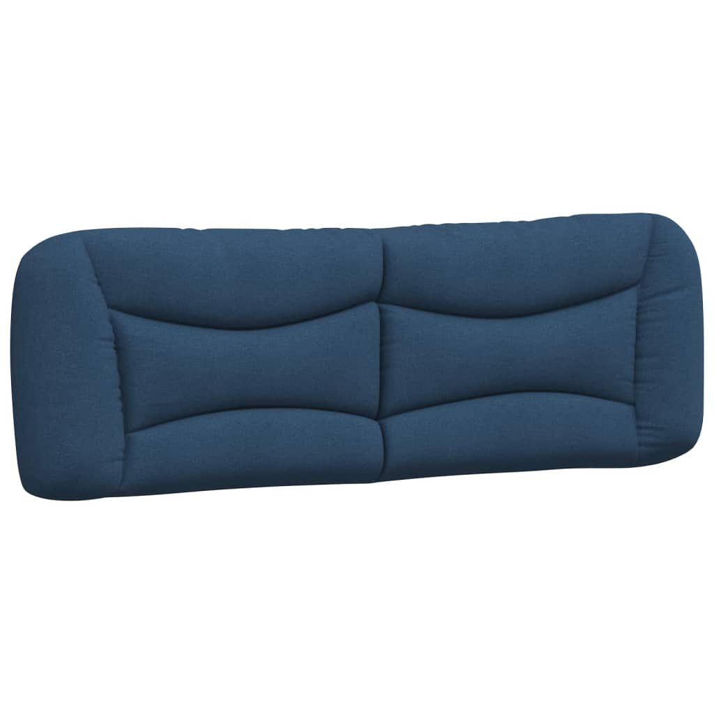 vidaXL Σκελετός Κρεβατιού Χωρίς Στρώμα Μπλε 160x200 εκ.Υφασμάτινο