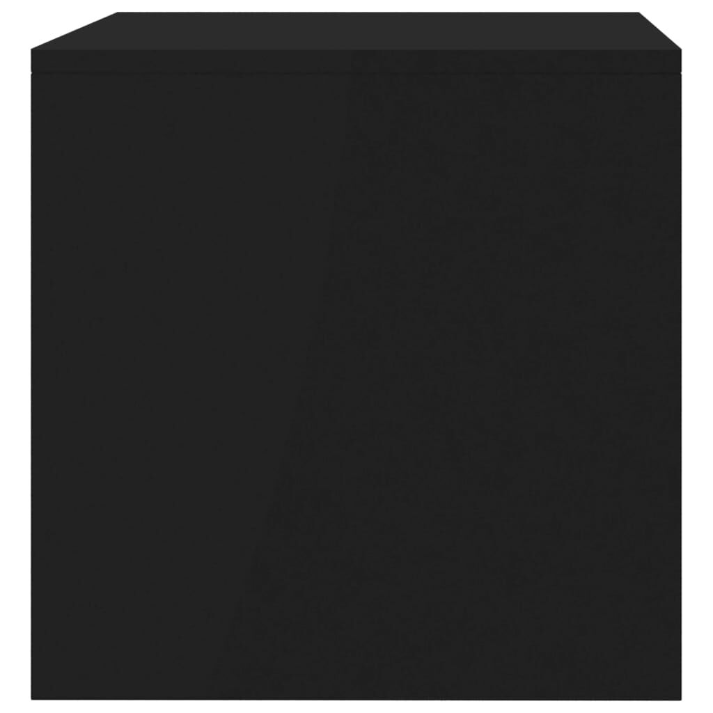 vidaXL Έπιπλο Τηλεόρασης Μαύρο 80 x 40 x 40 εκ. από Επεξ. Ξύλο