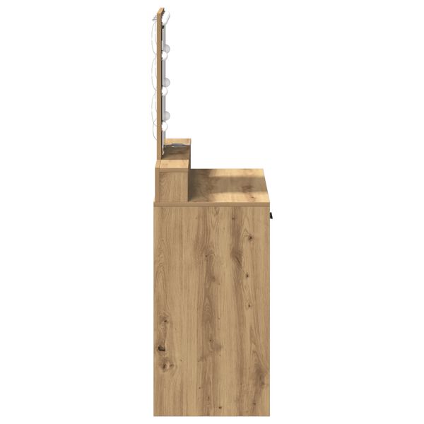 vidaXL Τραπέζι περιποίησης Καφέ 79 x 41 x 140 εκ. Επεξεργασμένο ξύλο