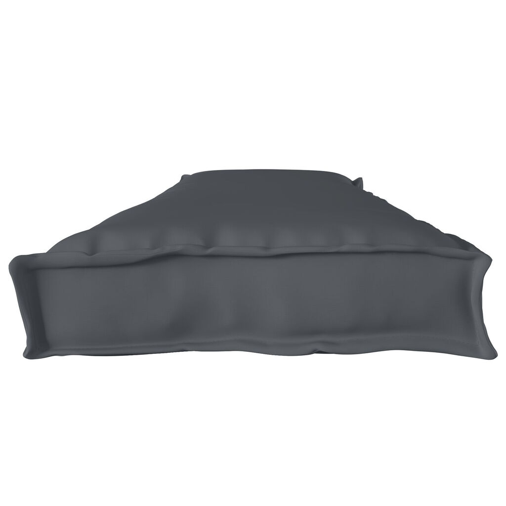 vidaXL Μαξιλάρι Παλέτας για Σκαμπό Ανθρακί 180x40x8 εκ. Υφασμάτος Oxford