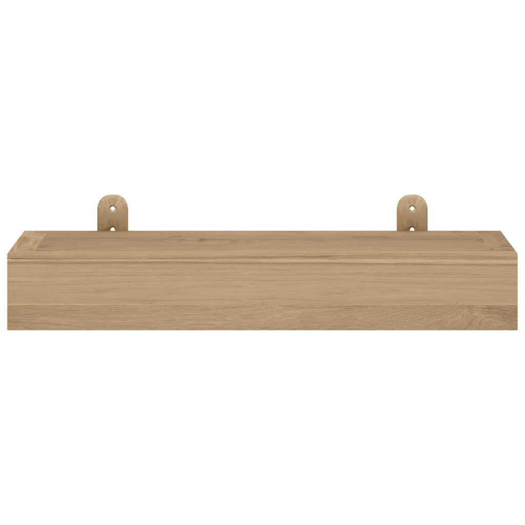 vidaXL Ράφια Τοίχου 2 τεμ. 40 x 15 x 6 εκ. από Μασίφ Ξύλο Teak