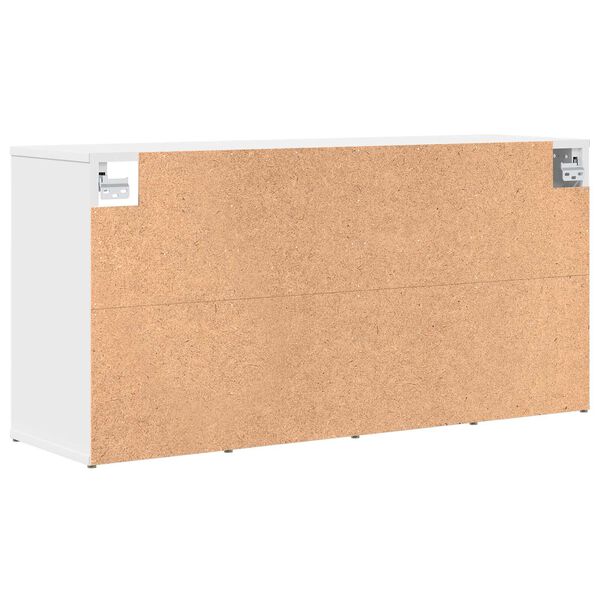 vidaXL Ντουλάπα Παπουτσιών Λευκό 52.5 x 30 x 50 εκ. Επεξεργασμένο ξύλο