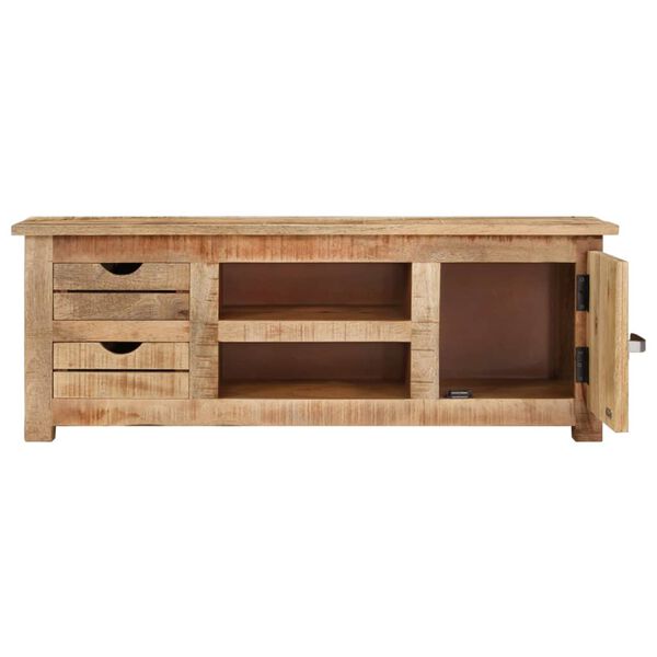 vidaXL Έπιπλο Τηλεόρασης 110 x 30 x 40 εκ. από Ακατέργαστο Ξύλο Μάνγκο