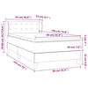 vidaXL &Kappa;&rho;&epsilon;&beta;ά&tau;&iota; Boxspring &mu;&epsilon; &Sigma;&tau;&rho;ώ&mu;&alpha; &Sigma;&kappa;&omicron;ύ&rho;&omicron; &Mu;&pi;&lambda;&epsilon; 90x190 &epsilon;&kappa;. &Beta;&epsilon;&lambda;&omicron;ύ&delta;&iota;&nu;&omicron;