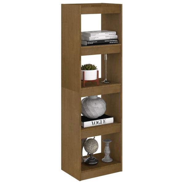 vidaXL Βιβλιοθήκη/Διαχωριστικό Χώρου Μελί 40x30x135,5 εκ. Ξύλο Πεύκου