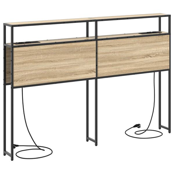vidaXL Κεφαλάρι Αποθήκης Sonoma Oak 135 εκ. Επεξεργασμένο ξύλο